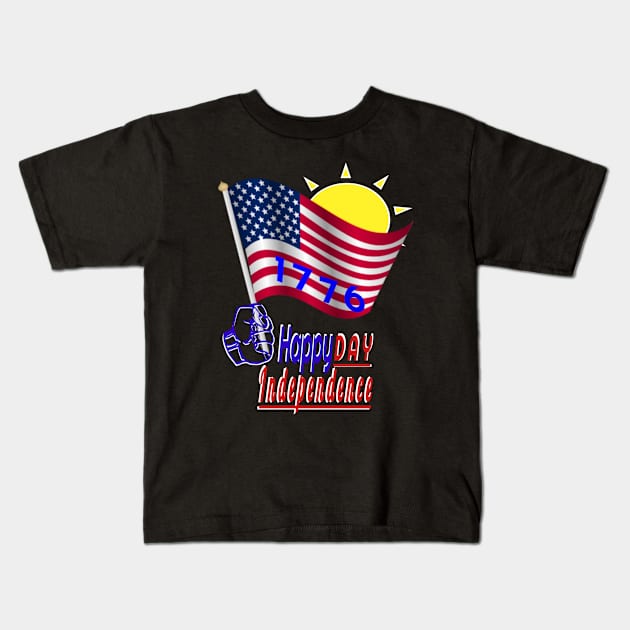 Independence Day in the United States Fourt of july Kids T-Shirt by Top-you